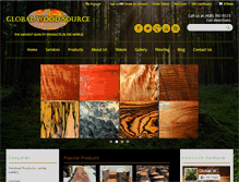 Tablet Screenshot of globalwoodsource.com